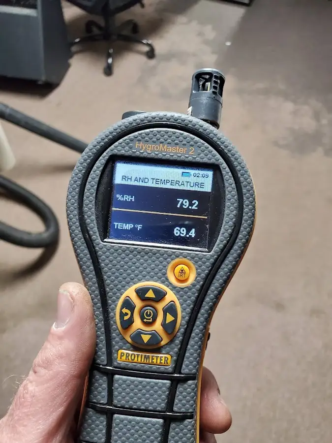 Moisture meter humidity assessment for Fire & Smoke Damage Restoration in Pine Castle